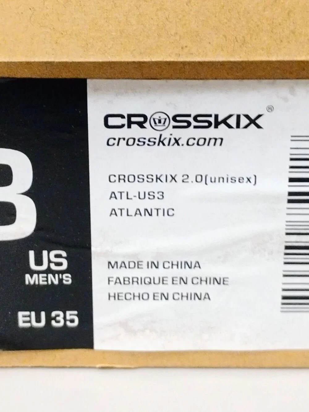 CROSSKIX 2.0 ATLANTIC WATER SHOES/ CLOGS...SIZE 3 (UNISEX)...SIZE 4.5 WOMAN
